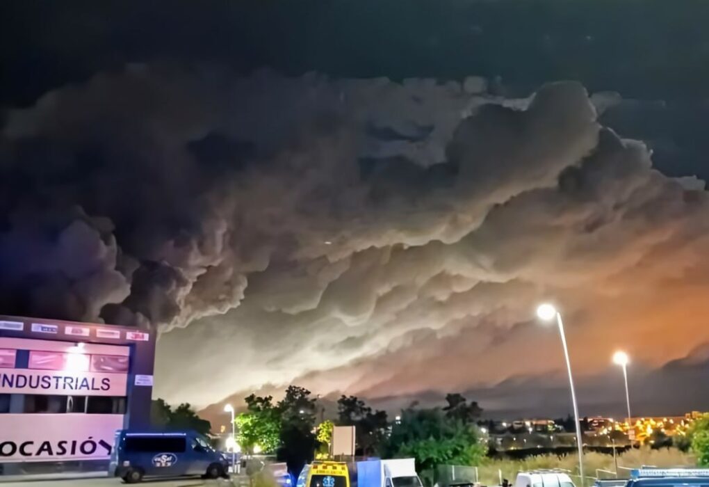 Fire in Spain