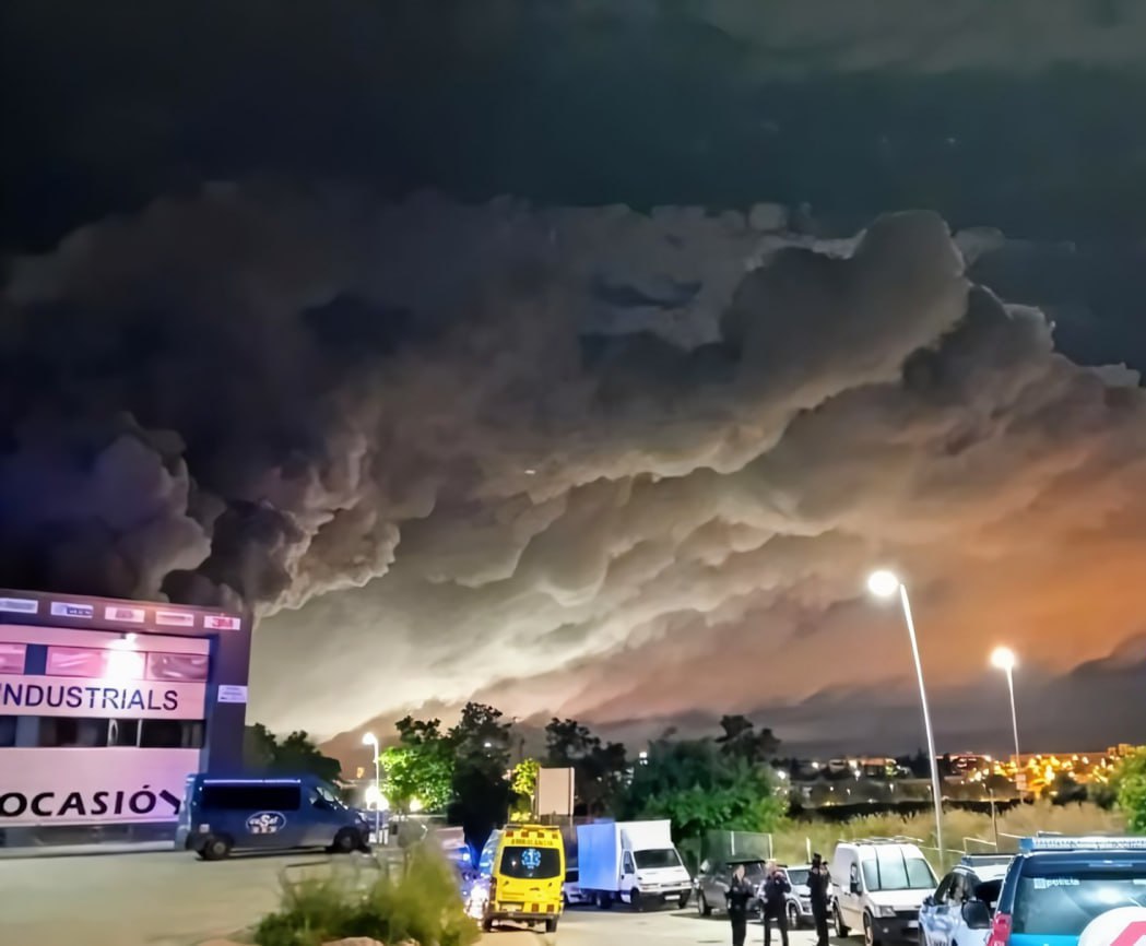 Fire in Spain