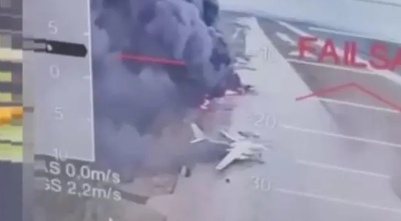 Ukrainian Attacks on Russian Military Airfields
